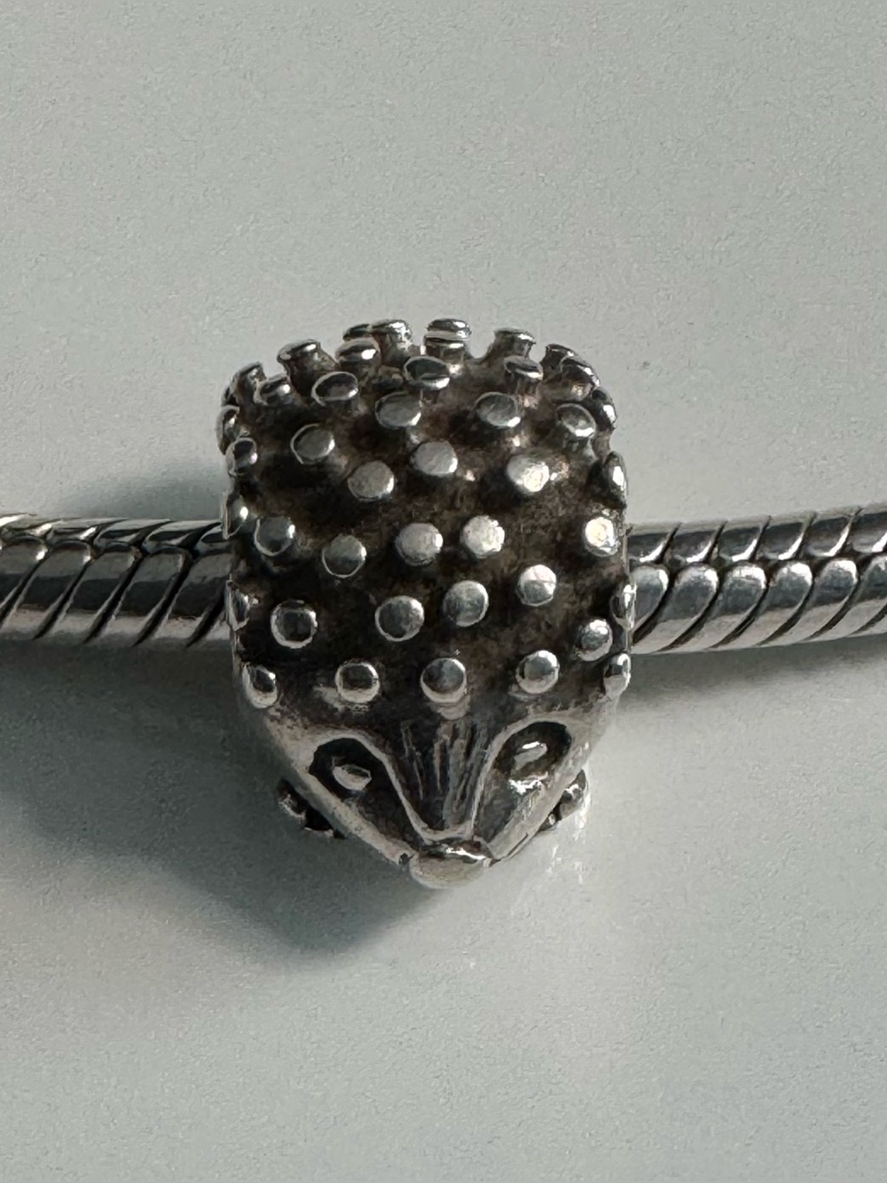 Authentic Pandora Hedgehog Porcupine Charm 790333 Retired